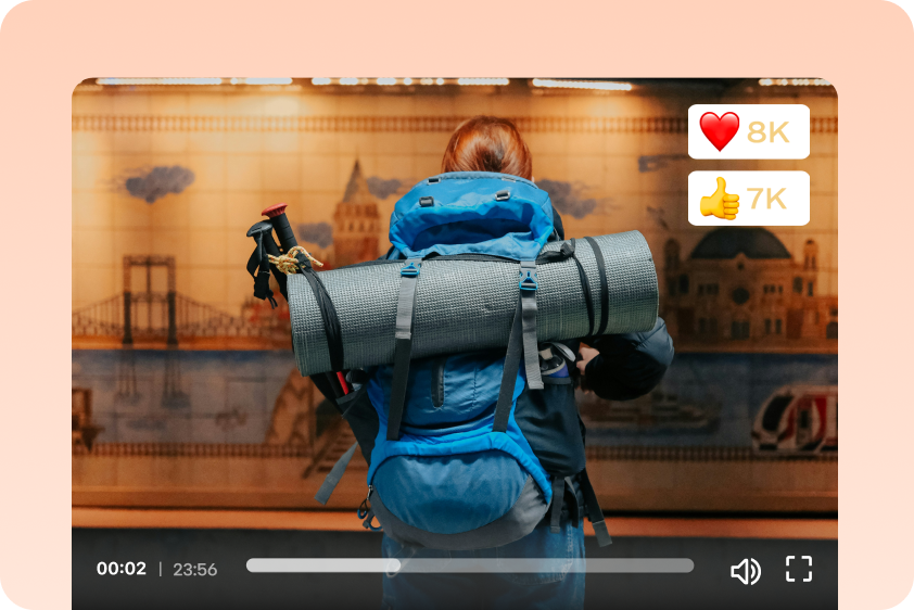 Unify vlog and travel video colors